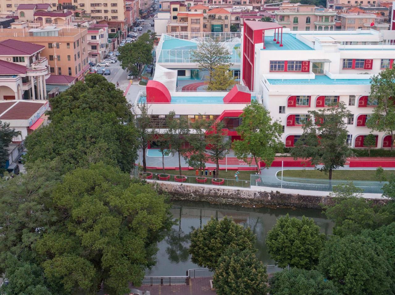 BIM建筑|龙江外国语学校附属小学改造(旺岗小学) / 竖梁社建筑 BIM建筑|龙江外国语学校附属小学改造(旺岗小学) / 竖梁社建筑