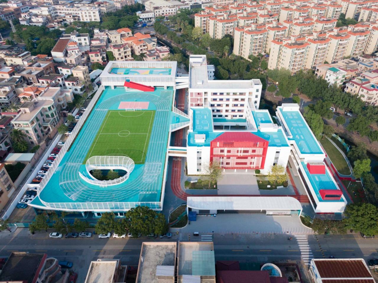 BIM建筑|龙江外国语学校附属小学改造(旺岗小学) / 竖梁社建筑 BIM建筑|龙江外国语学校附属小学改造(旺岗小学) / 竖梁社建筑