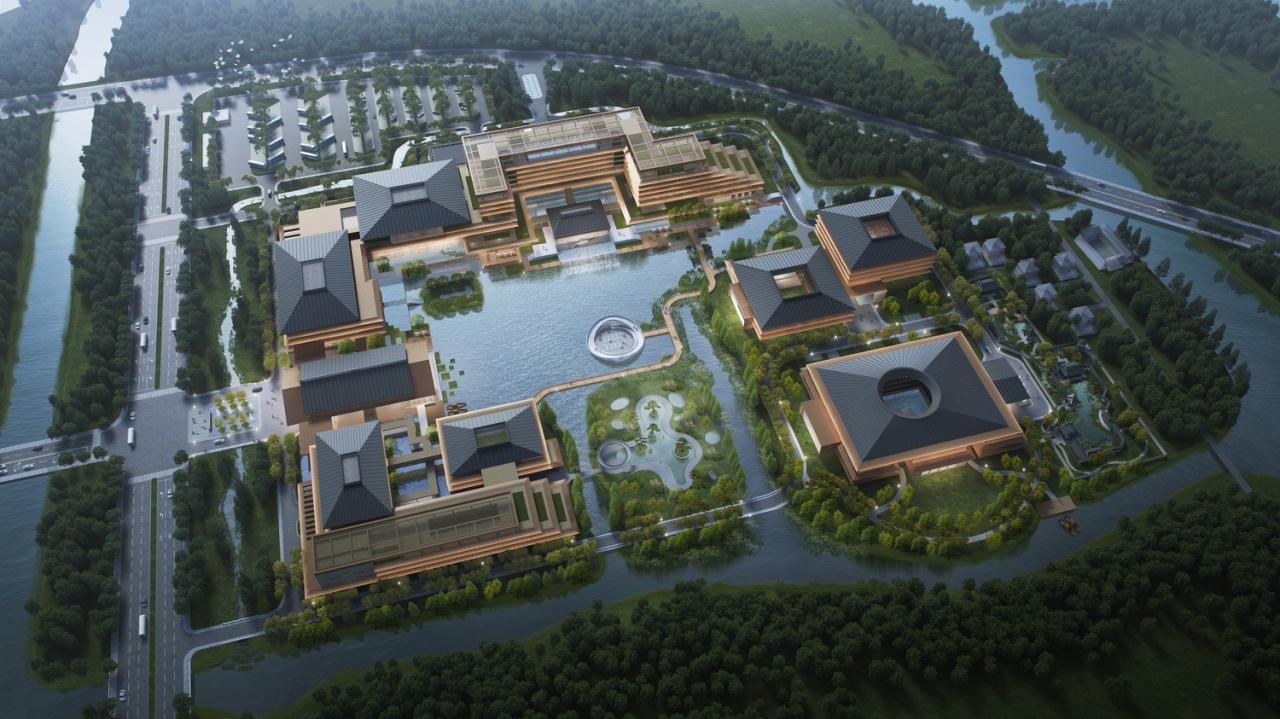 BIM建筑|湿地浮岛·溱湖宾馆 / 简和建筑 BIM建筑|湿地浮岛·溱湖宾馆 / 简和建筑