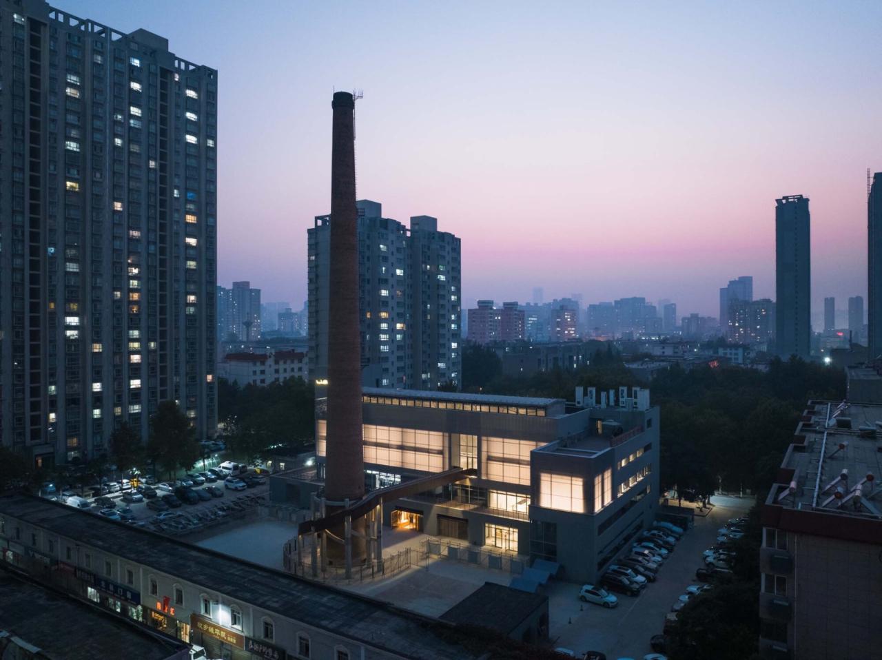 BIM建筑|山灰艺术社区,西安石油大学生活区锅炉房改造 / 日常建造 BIM建筑|山灰艺术社区,西安石油大学生活区锅炉房改造 / 日常建造