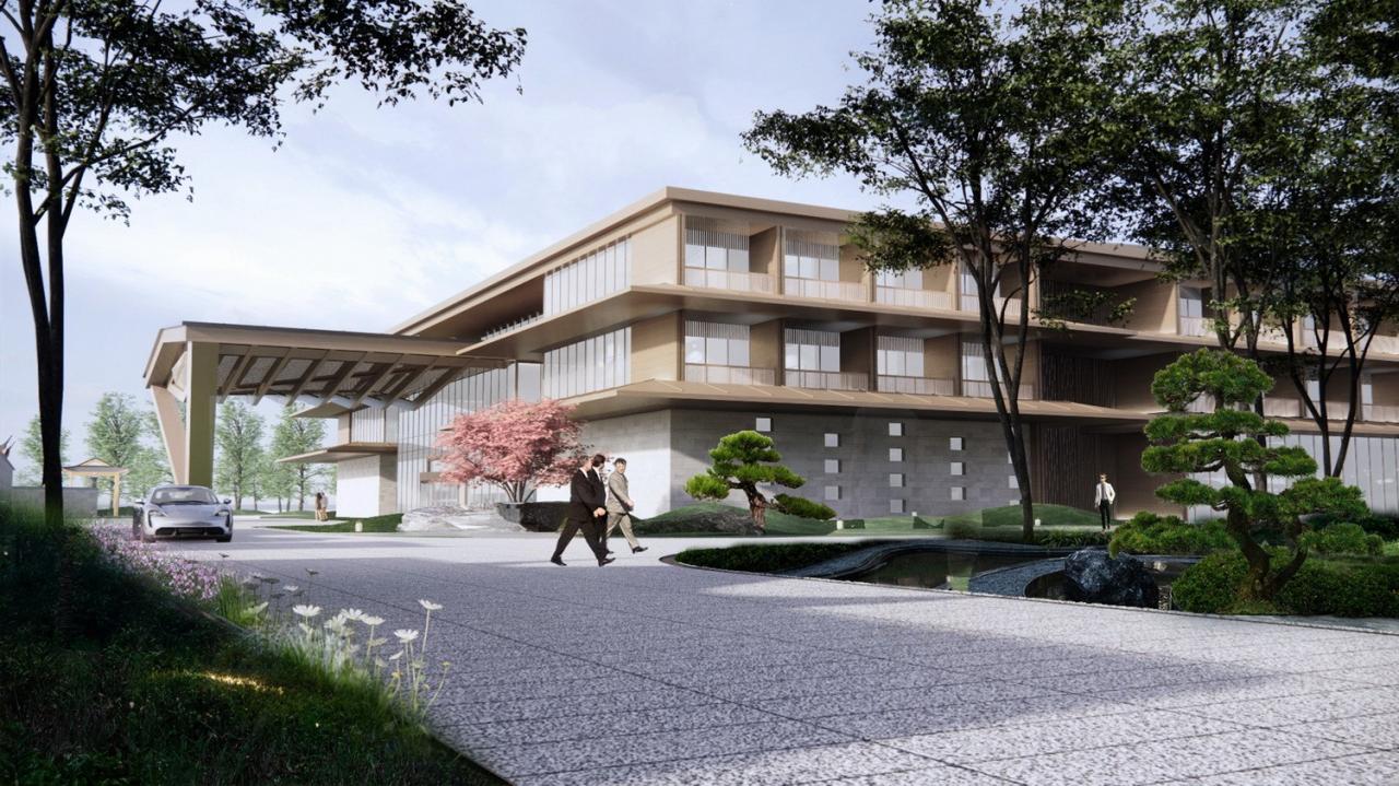 BIM建筑|湿地浮岛·溱湖宾馆 / 简和建筑 BIM建筑|湿地浮岛·溱湖宾馆 / 简和建筑