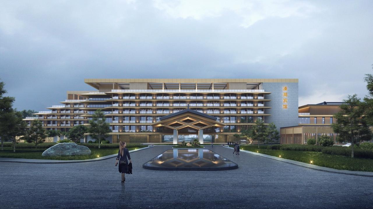 BIM建筑|湿地浮岛·溱湖宾馆 / 简和建筑 BIM建筑|湿地浮岛·溱湖宾馆 / 简和建筑