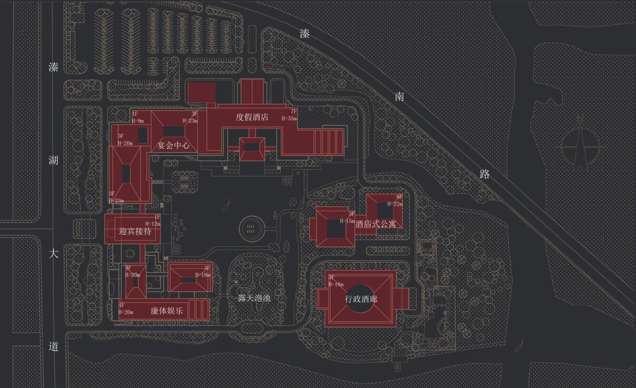 BIM建筑|湿地浮岛·溱湖宾馆 / 简和建筑 BIM建筑|湿地浮岛·溱湖宾馆 / 简和建筑