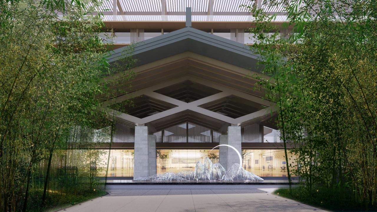 BIM建筑|湿地浮岛·溱湖宾馆 / 简和建筑 BIM建筑|湿地浮岛·溱湖宾馆 / 简和建筑