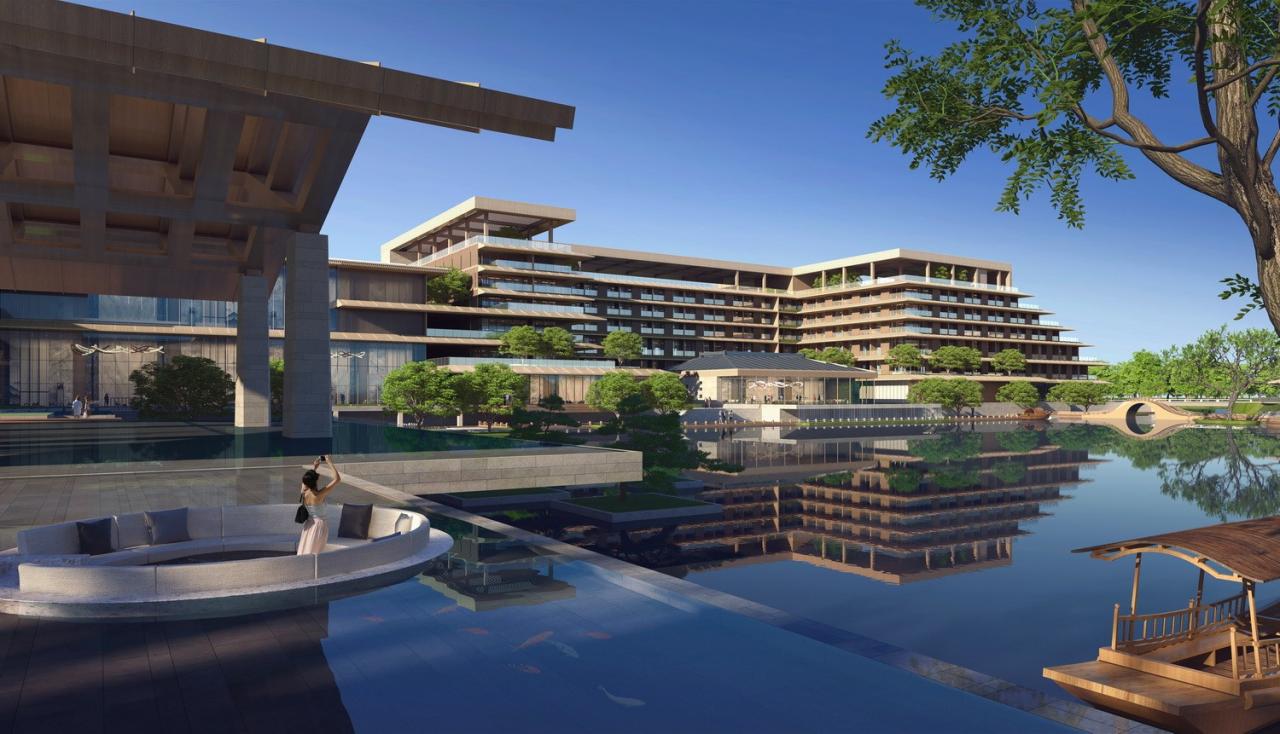 BIM建筑|湿地浮岛·溱湖宾馆 / 简和建筑 BIM建筑|湿地浮岛·溱湖宾馆 / 简和建筑