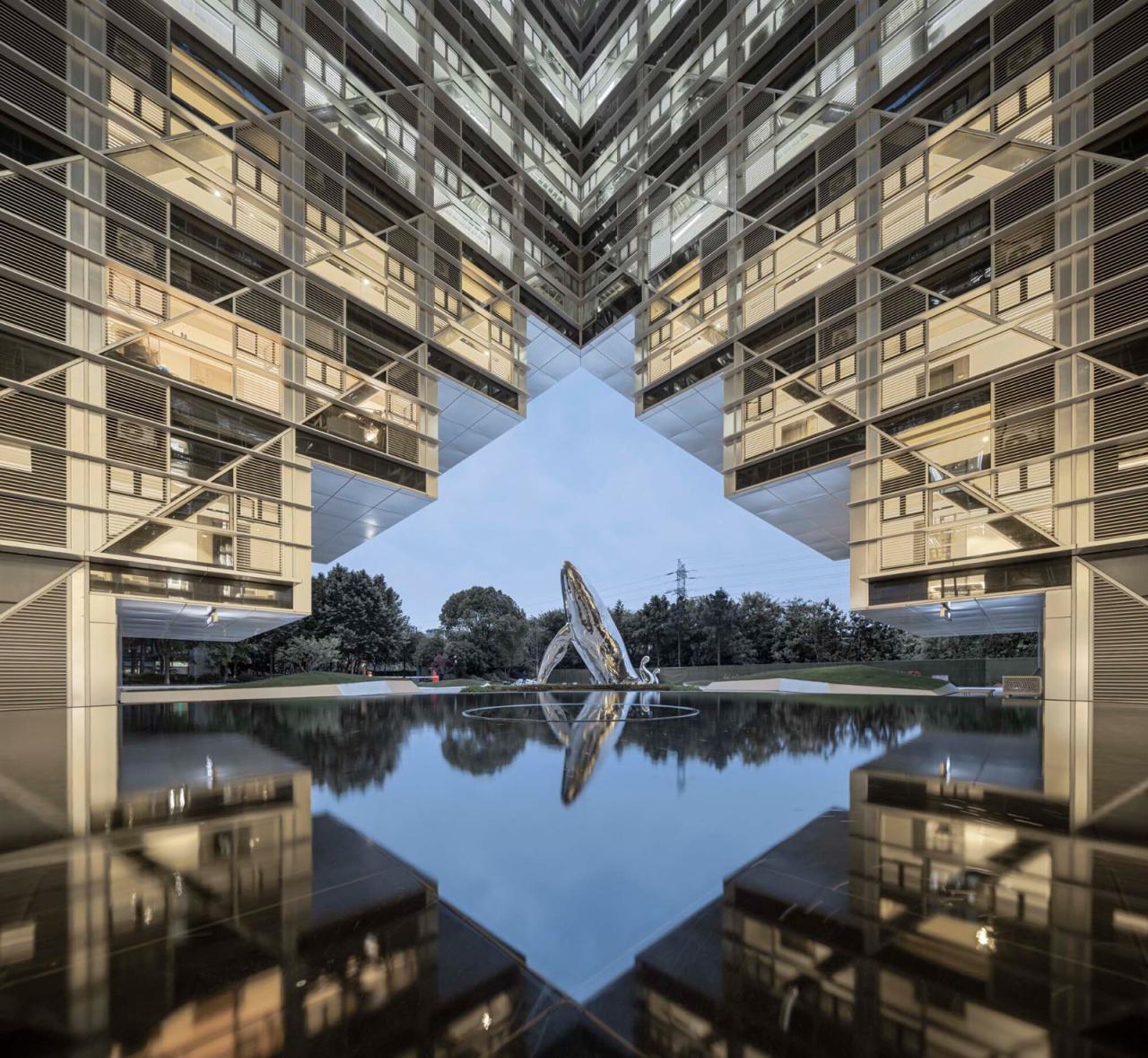 BIM建筑|杭州西溪深蓝 / GLA建筑设计 BIM建筑|杭州西溪深蓝 / GLA建筑设计