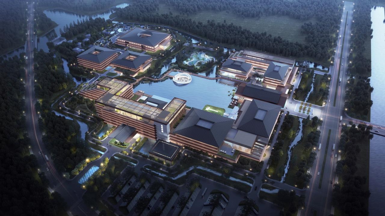 BIM建筑|湿地浮岛·溱湖宾馆 / 简和建筑 BIM建筑|湿地浮岛·溱湖宾馆 / 简和建筑