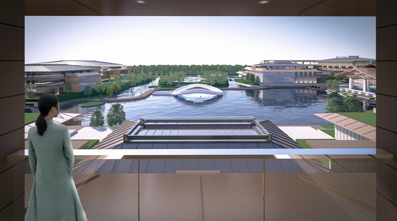 BIM建筑|湿地浮岛·溱湖宾馆 / 简和建筑 BIM建筑|湿地浮岛·溱湖宾馆 / 简和建筑