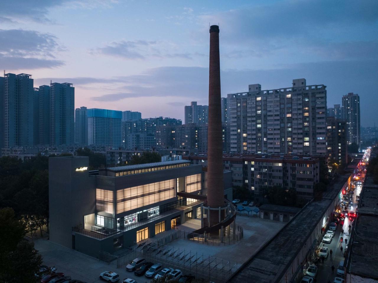 BIM建筑|山灰艺术社区,西安石油大学生活区锅炉房改造 / 日常建造 BIM建筑|山灰艺术社区,西安石油大学生活区锅炉房改造 / 日常建造