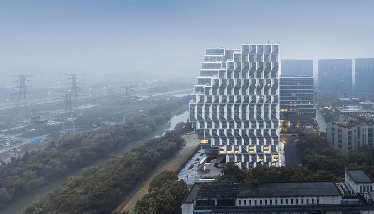 BIM建筑|杭州西溪深蓝 / GLA建筑设计 BIM建筑|杭州西溪深蓝 / GLA建筑设计