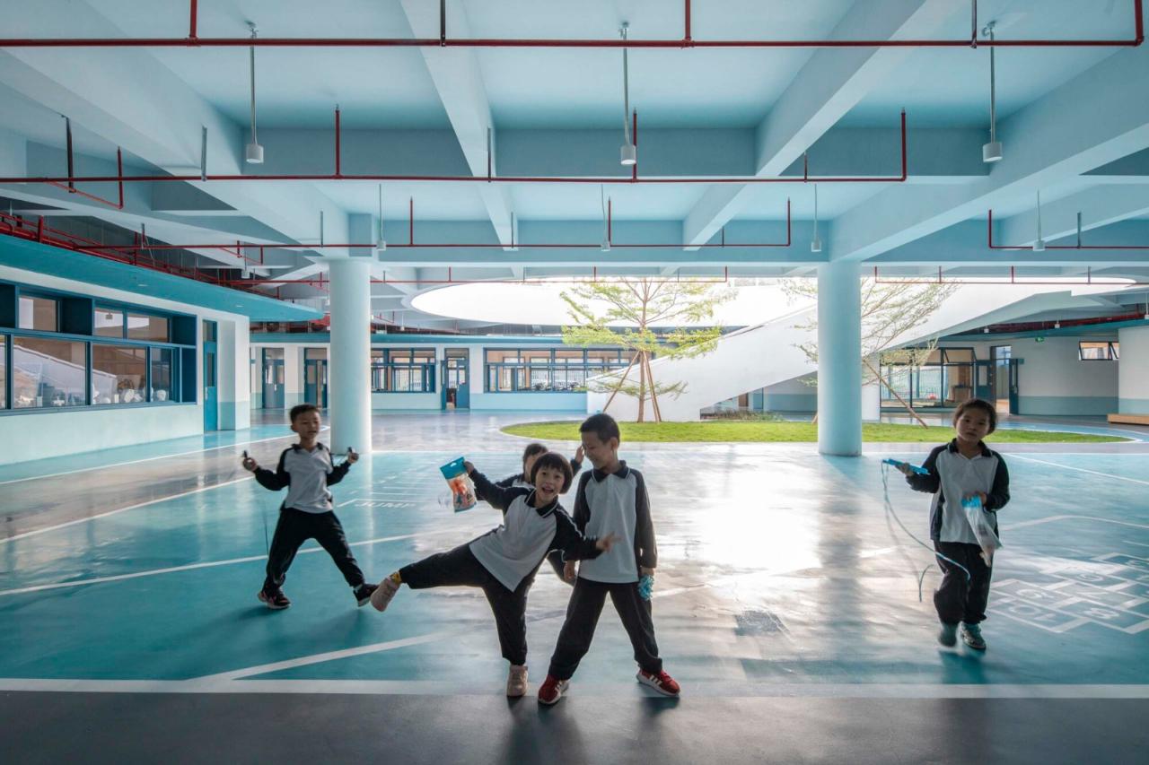 BIM建筑|龙江外国语学校附属小学改造(旺岗小学) / 竖梁社建筑 BIM建筑|龙江外国语学校附属小学改造(旺岗小学) / 竖梁社建筑