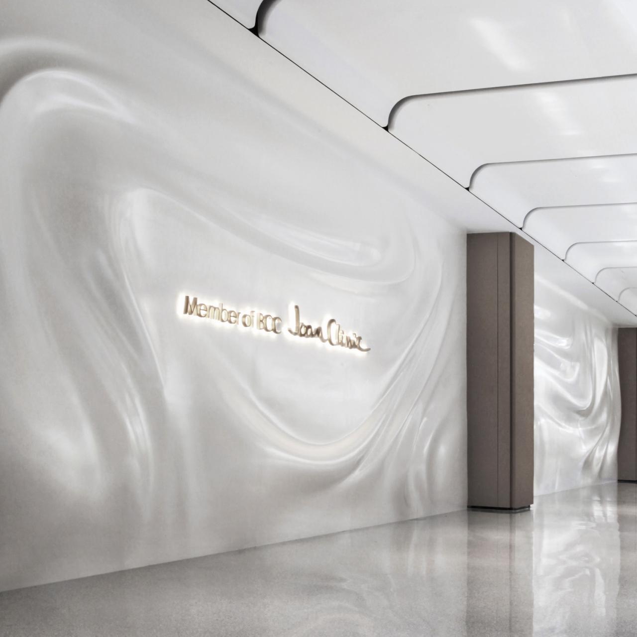 BIM建筑|数字水墨的有机生长:卓彦丽格医美诊所 / CAA室内新作 BIM建筑|数字水墨的有机生长:卓彦丽格医美诊所 / CAA室内新作