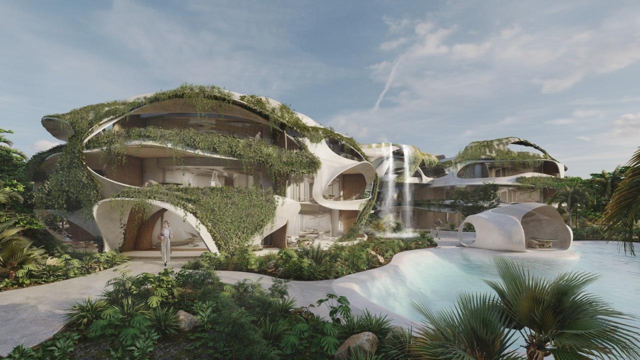 BIM建筑|“雕塑住宅”,首个图卢姆住宅项目 / AZULIK and Roth Architecture BIM建筑|“雕塑住宅”,首个图卢姆住宅项目 / AZULIK and Roth Architecture