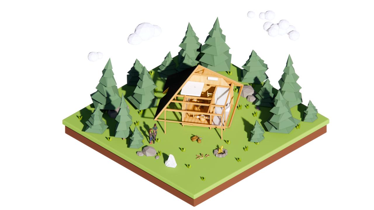 BIM建筑|荒野之家 #96# - 金字塔 / 个个世界 + 先进建筑实验室AaL BIM建筑|荒野之家 #96# - 金字塔 / 个个世界 + 先进建筑实验室AaL