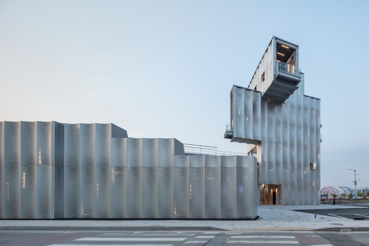 BIM建筑|穿孔板高阶用法,千高原观景台 / Emer-sys BIM建筑|穿孔板高阶用法,千高原观景台 / Emer-sys