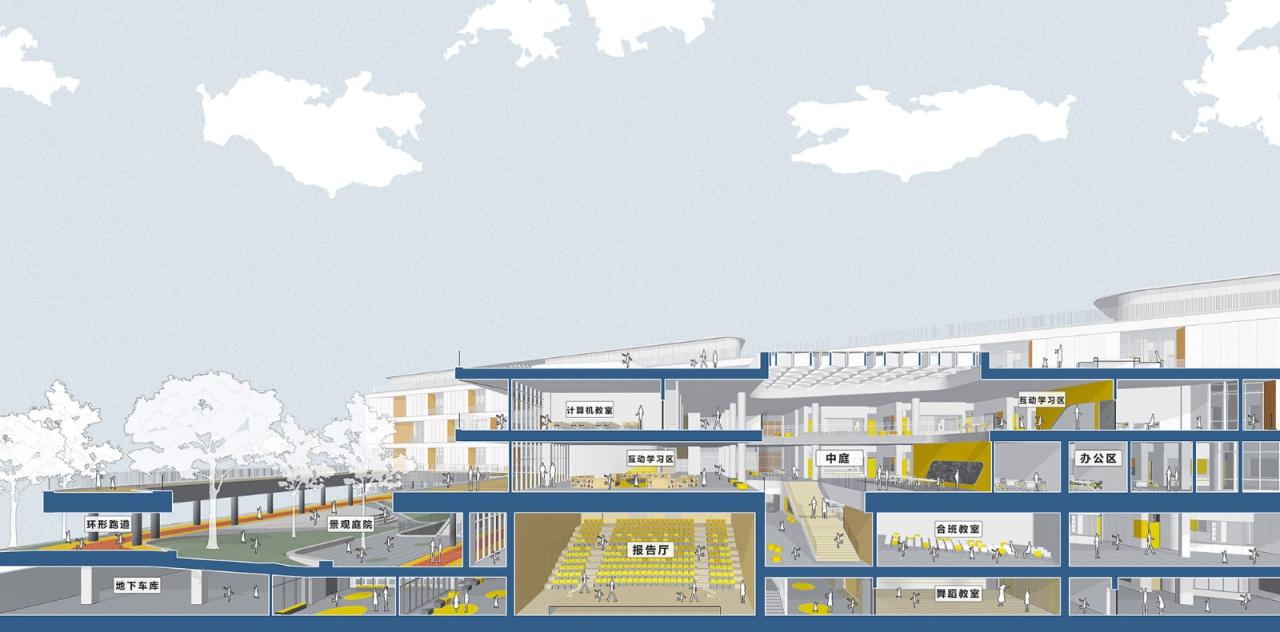 BIM建筑|对话童心,天性乐园:杭州江南实验学校教育集团江晖小学 / 浙江大学建筑设计研究院 BIM建筑|对话童心,天性乐园:杭州江南实验学校教育集团江晖小学 / 浙江大学建筑设计研究院