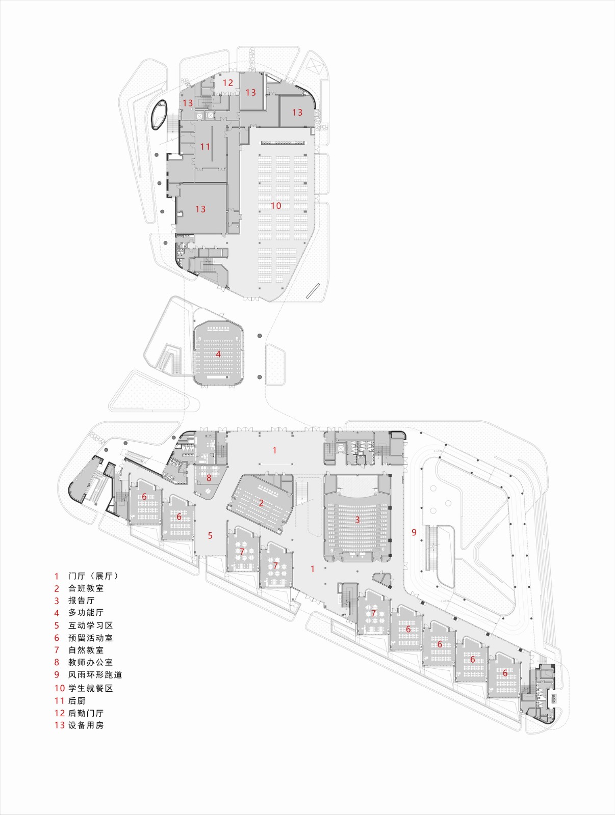 BIM建筑|对话童心,天性乐园:杭州江南实验学校教育集团江晖小学 / 浙江大学建筑设计研究院 BIM建筑|对话童心,天性乐园:杭州江南实验学校教育集团江晖小学 / 浙江大学建筑设计研究院
