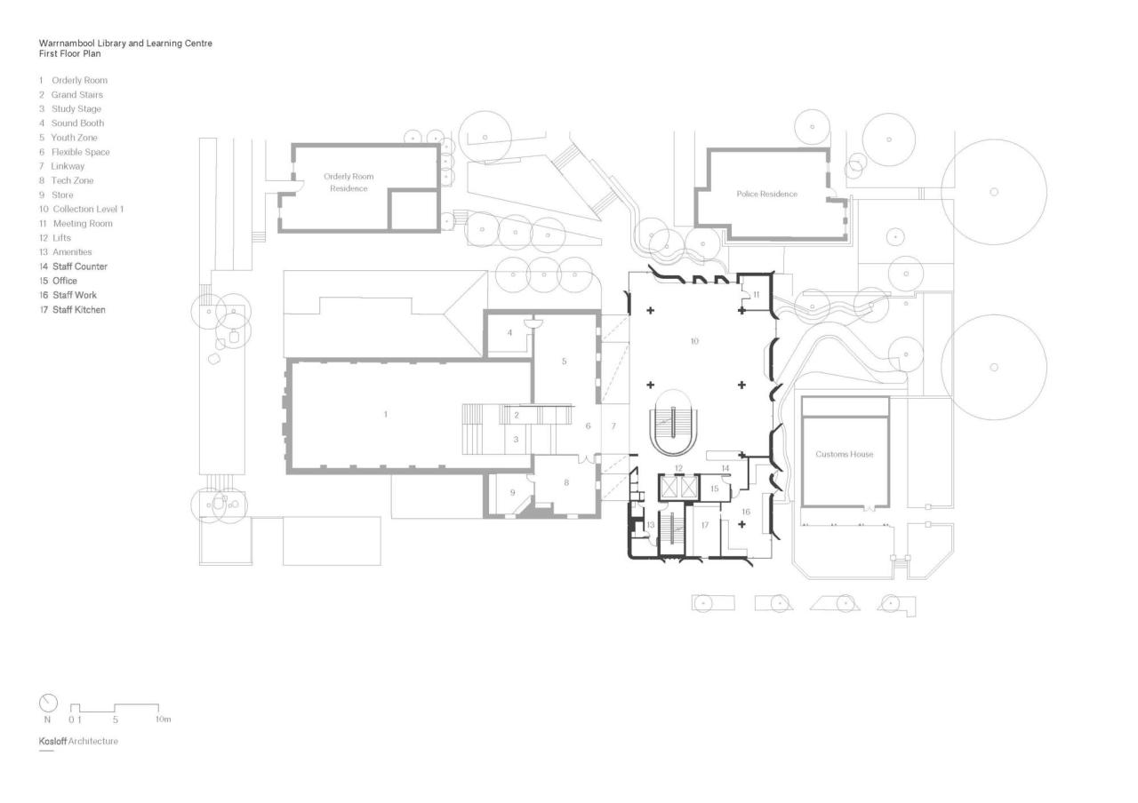 BIM建筑|瓦南布尔图书馆与学习中心 / Kosloff Architecture BIM建筑|瓦南布尔图书馆与学习中心 / Kosloff Architecture