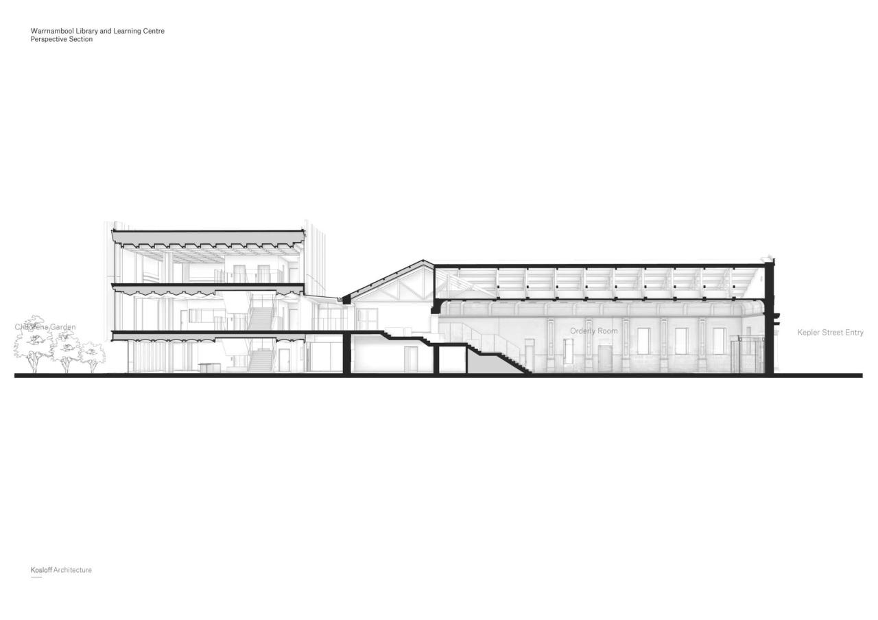 BIM建筑|瓦南布尔图书馆与学习中心 / Kosloff Architecture BIM建筑|瓦南布尔图书馆与学习中心 / Kosloff Architecture