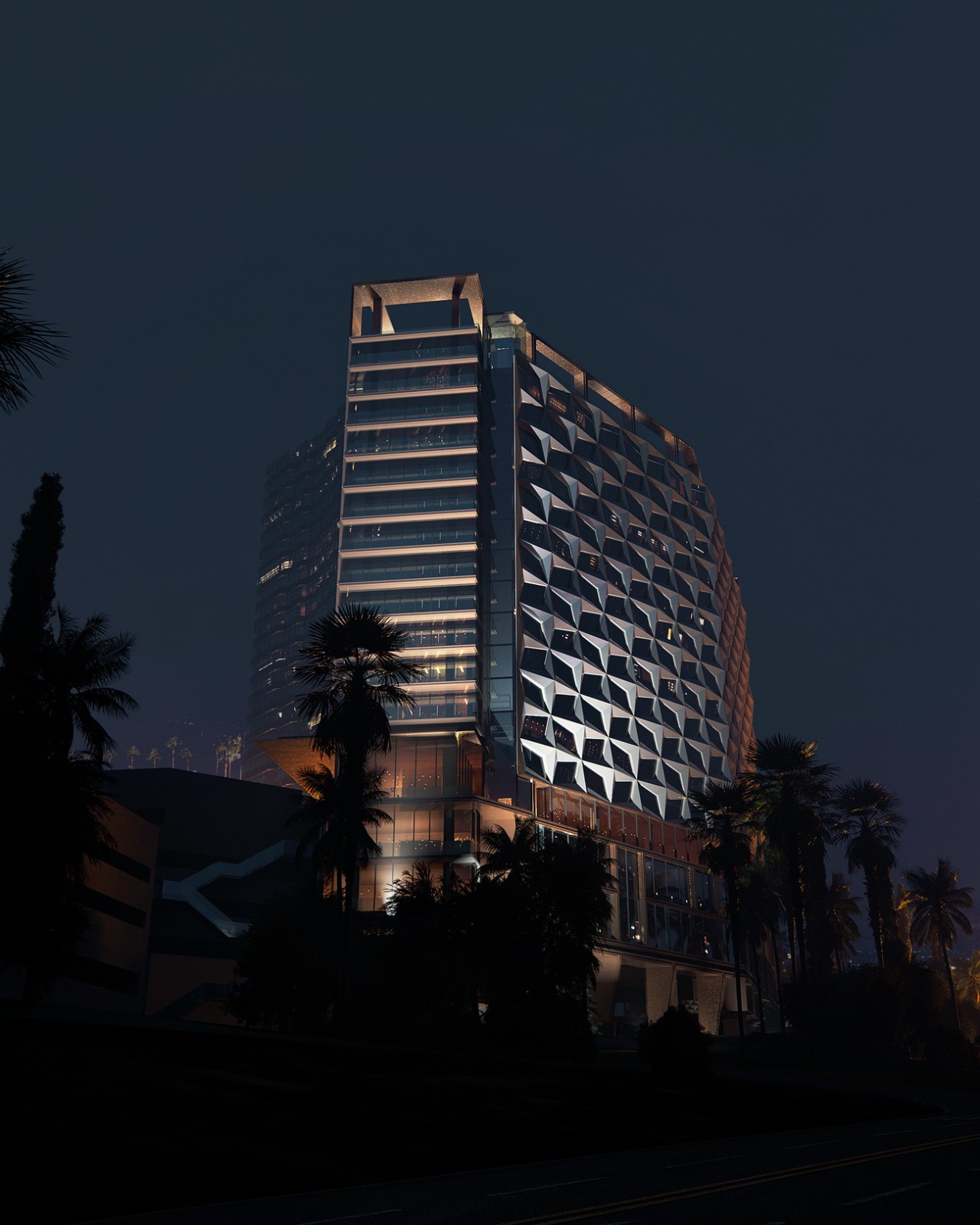 BIM建筑|洛杉矶环球影城希尔顿酒店扩建 / 朱培栋-line+建筑事务所 BIM建筑|洛杉矶环球影城希尔顿酒店扩建 / 朱培栋-line+建筑事务所