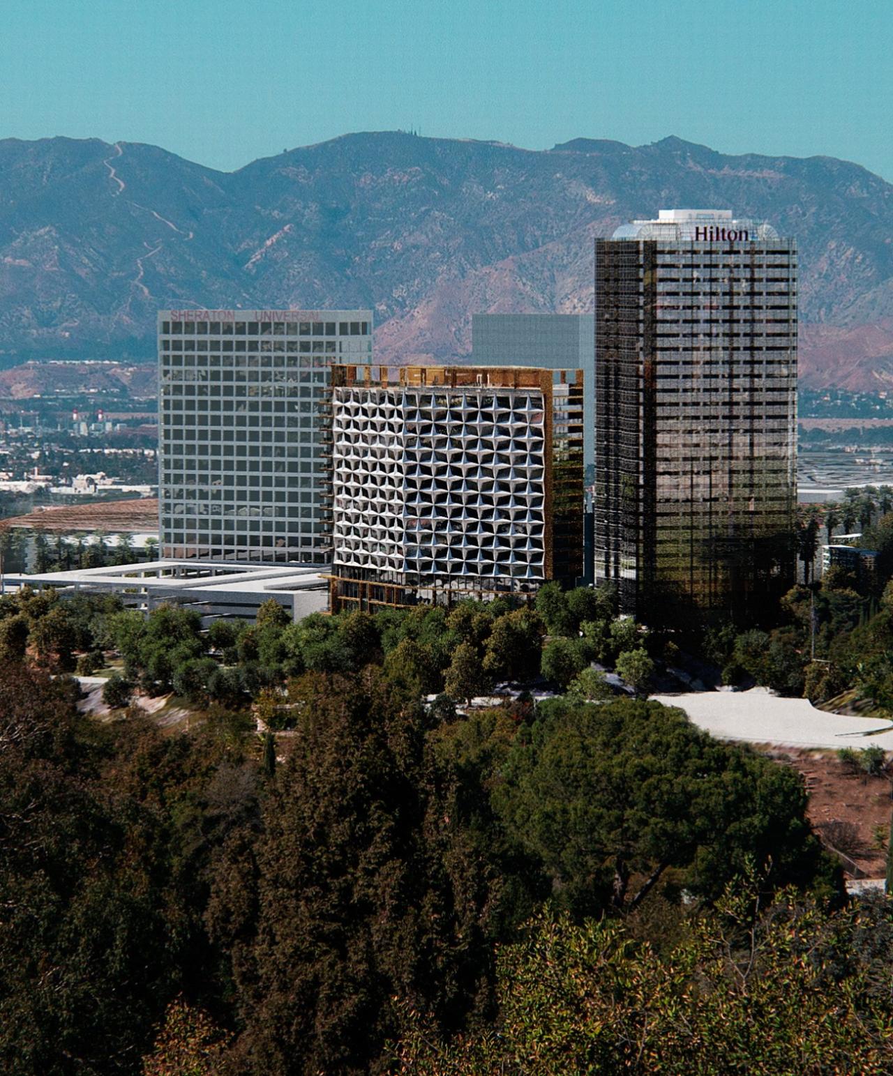 BIM建筑|洛杉矶环球影城希尔顿酒店扩建 / 朱培栋-line+建筑事务所 BIM建筑|洛杉矶环球影城希尔顿酒店扩建 / 朱培栋-line+建筑事务所