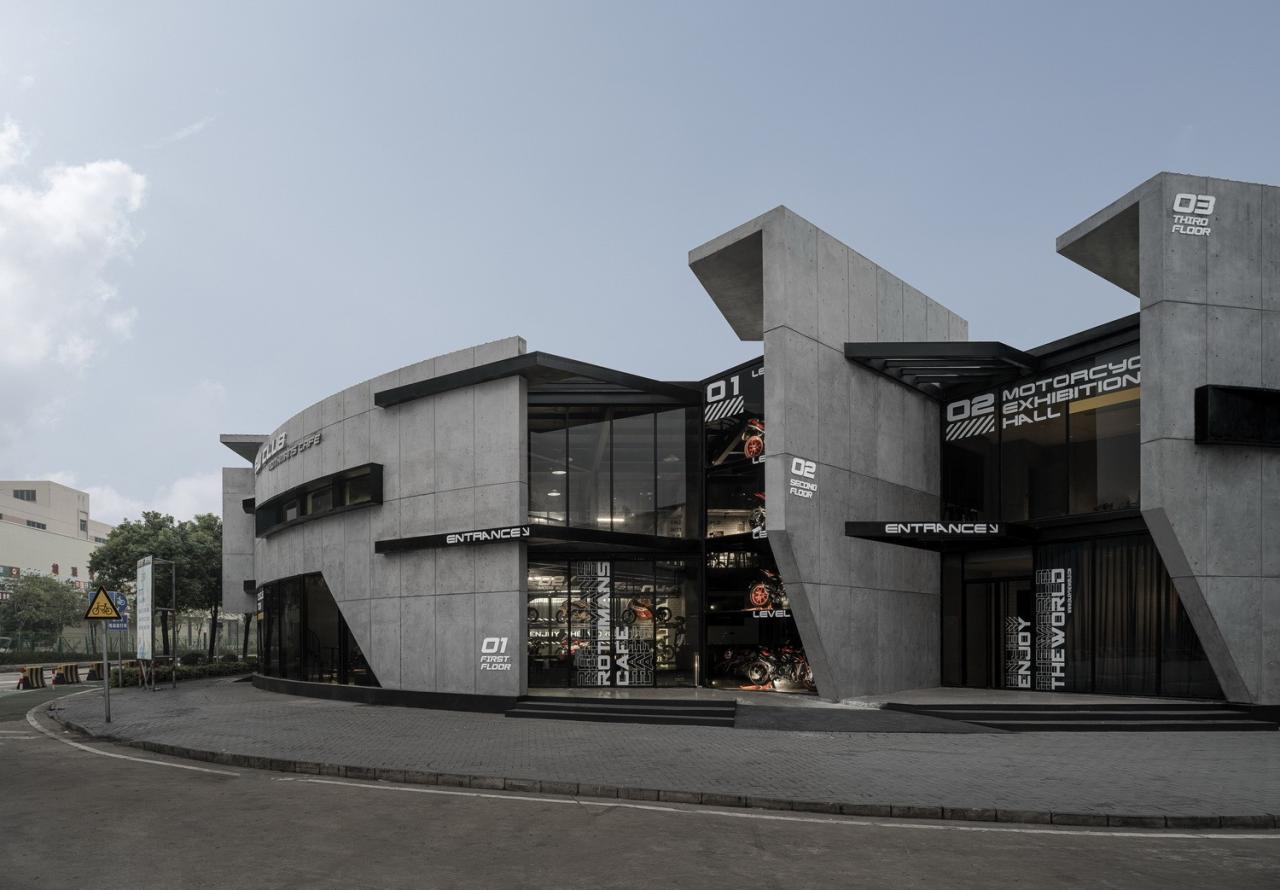 BIM建筑|机器与隐喻的诗学:顺德EW机车展厅 / SN-A超然建筑 BIM建筑|机器与隐喻的诗学:顺德EW机车展厅 / SN-A超然建筑