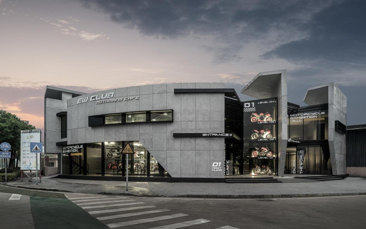 BIM建筑|机器与隐喻的诗学:顺德EW机车展厅 / SN-A超然建筑 BIM建筑|机器与隐喻的诗学:顺德EW机车展厅 / SN-A超然建筑