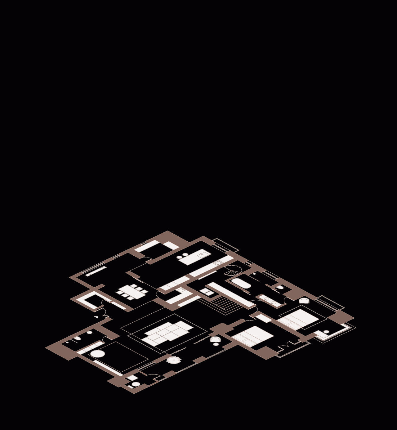 BIM建筑|梧桐树下的420平米复式公寓 :为年轻家庭巧妙创建”视线连通”挑高空间 / 八荒设计 BIM建筑|梧桐树下的420平米复式公寓 :为年轻家庭巧妙创建”视线连通”挑高空间 / 八荒设计