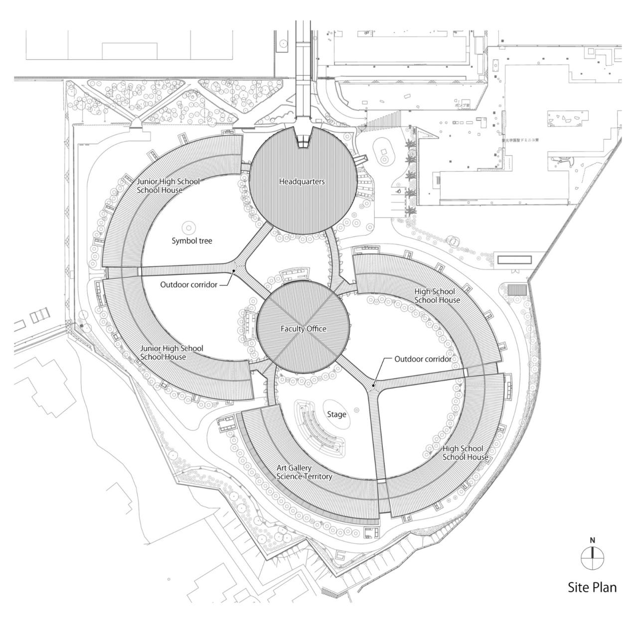 BIM建筑|爱光学园 / 大成建设 BIM建筑|爱光学园 / 大成建设