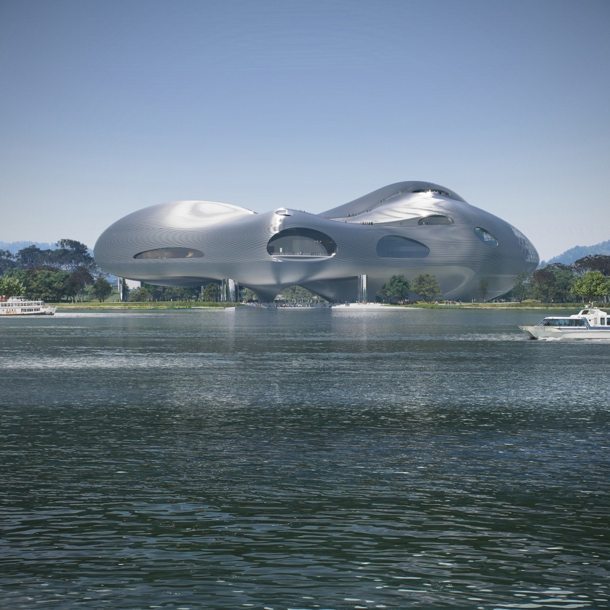 BIM建筑|以建造来修复被破坏的场地:宜昌大剧院中标深化方案 / OPEN BIM建筑|以建造来修复被破坏的场地:宜昌大剧院中标深化方案 / OPEN