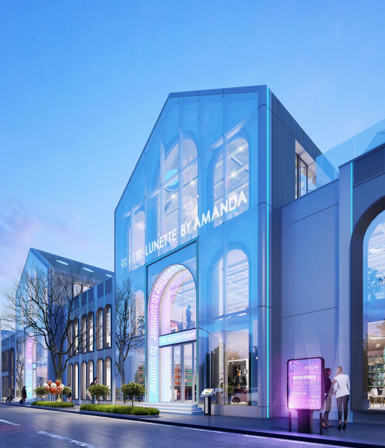 BIM建筑|DT公园西街数字孪生商街更新方案探索 / UUA建筑师事务所 BIM建筑|DT公园西街数字孪生商街更新方案探索 / UUA建筑师事务所