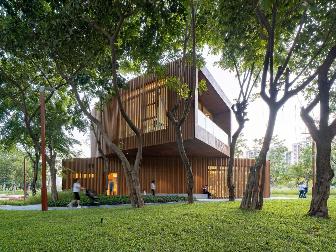 BIM建筑|大沙河生态长廊环形树屋 / 一树建筑工作室 BIM建筑|大沙河生态长廊环形树屋 / 一树建筑工作室