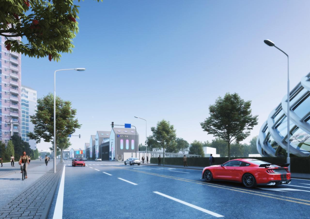 BIM建筑|DT公园西街数字孪生商街更新方案探索 / UUA建筑师事务所 BIM建筑|DT公园西街数字孪生商街更新方案探索 / UUA建筑师事务所