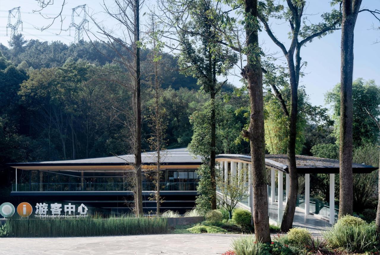 BIM建筑|竹文化的意象解读:崇州·竹艺村游客中心 / 小隐建筑 BIM建筑|竹文化的意象解读:崇州·竹艺村游客中心 / 小隐建筑