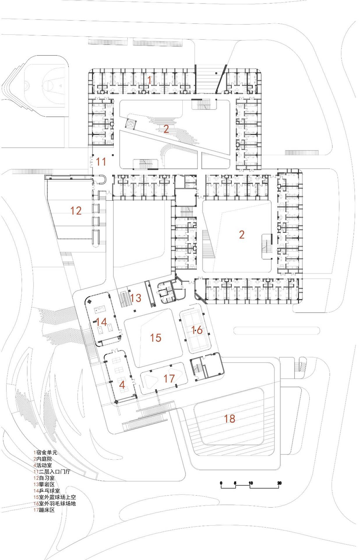 BIM建筑|电子科大长三角研究院(衢州)· 生活中心 / 同济院四时方院创新设计中心 BIM建筑|电子科大长三角研究院(衢州)· 生活中心 / 同济院四时方院创新设计中心