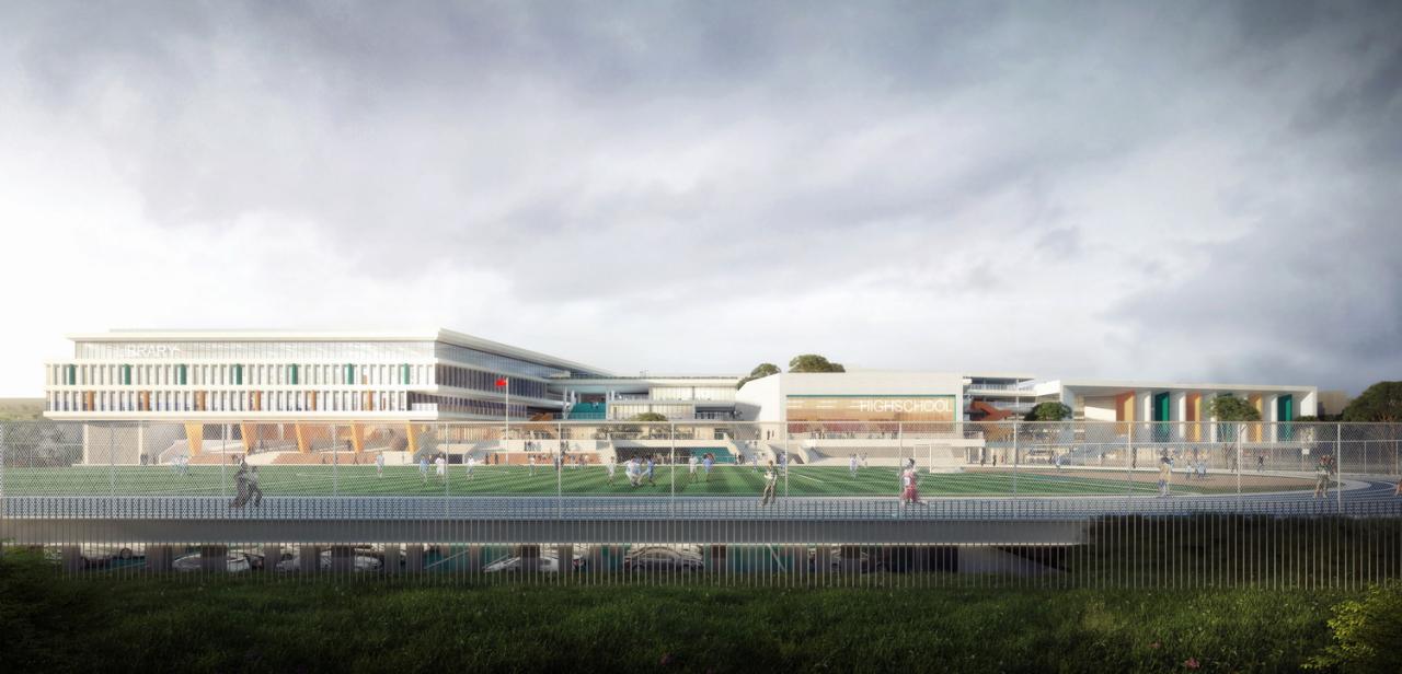 BIM建筑|折叠校园·苏州金堰路高中 / 简和建筑 BIM建筑|折叠校园·苏州金堰路高中 / 简和建筑