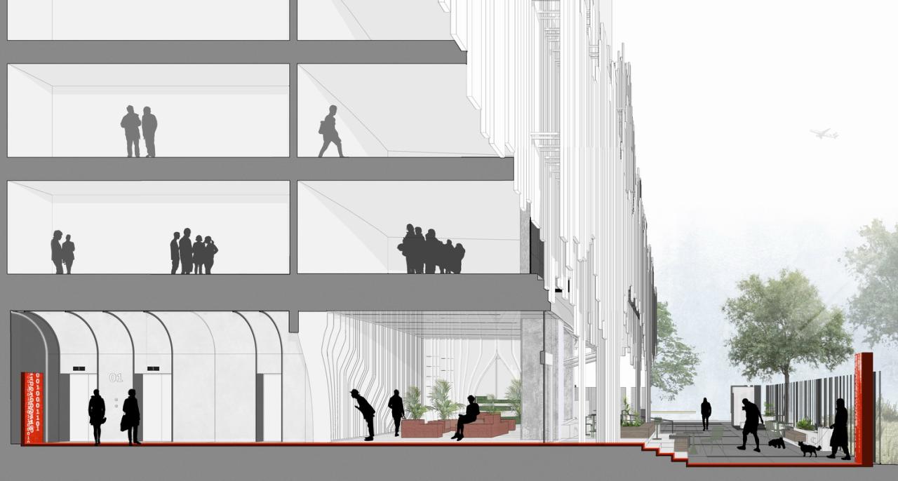 BIM建筑|钢雨:德必上海书城WE改造设计 / Wutopia Lab BIM建筑|钢雨:德必上海书城WE改造设计 / Wutopia Lab