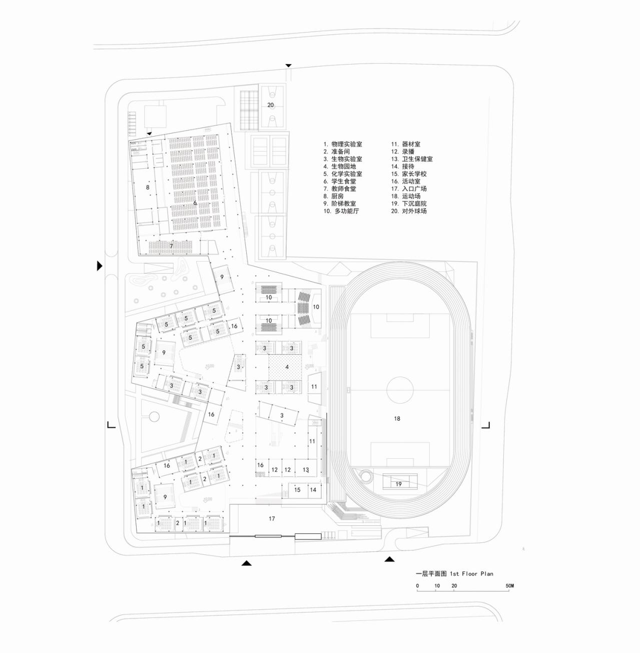 BIM建筑|折叠校园·苏州金堰路高中 / 简和建筑 BIM建筑|折叠校园·苏州金堰路高中 / 简和建筑