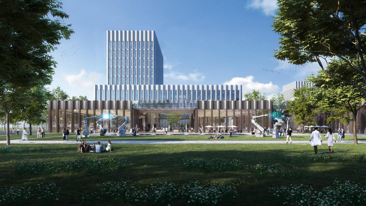 BIM建筑|京东方(成都)创新中心:“川渝特色”与“生态绿意”的智慧研发基地 / FTA BIM建筑|京东方(成都)创新中心:“川渝特色”与“生态绿意”的智慧研发基地 / FTA