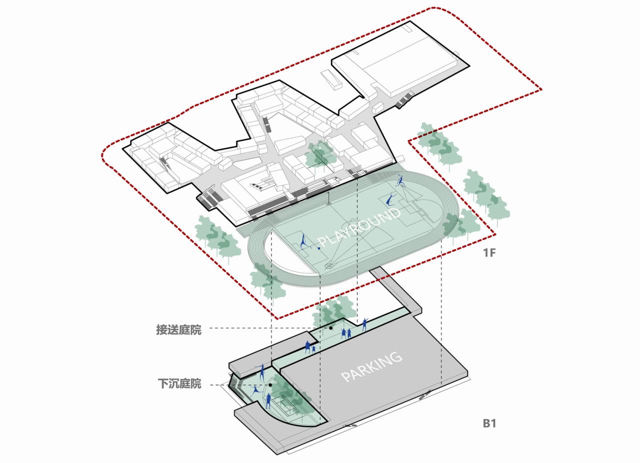 BIM建筑|折叠校园·苏州金堰路高中 / 简和建筑 BIM建筑|折叠校园·苏州金堰路高中 / 简和建筑