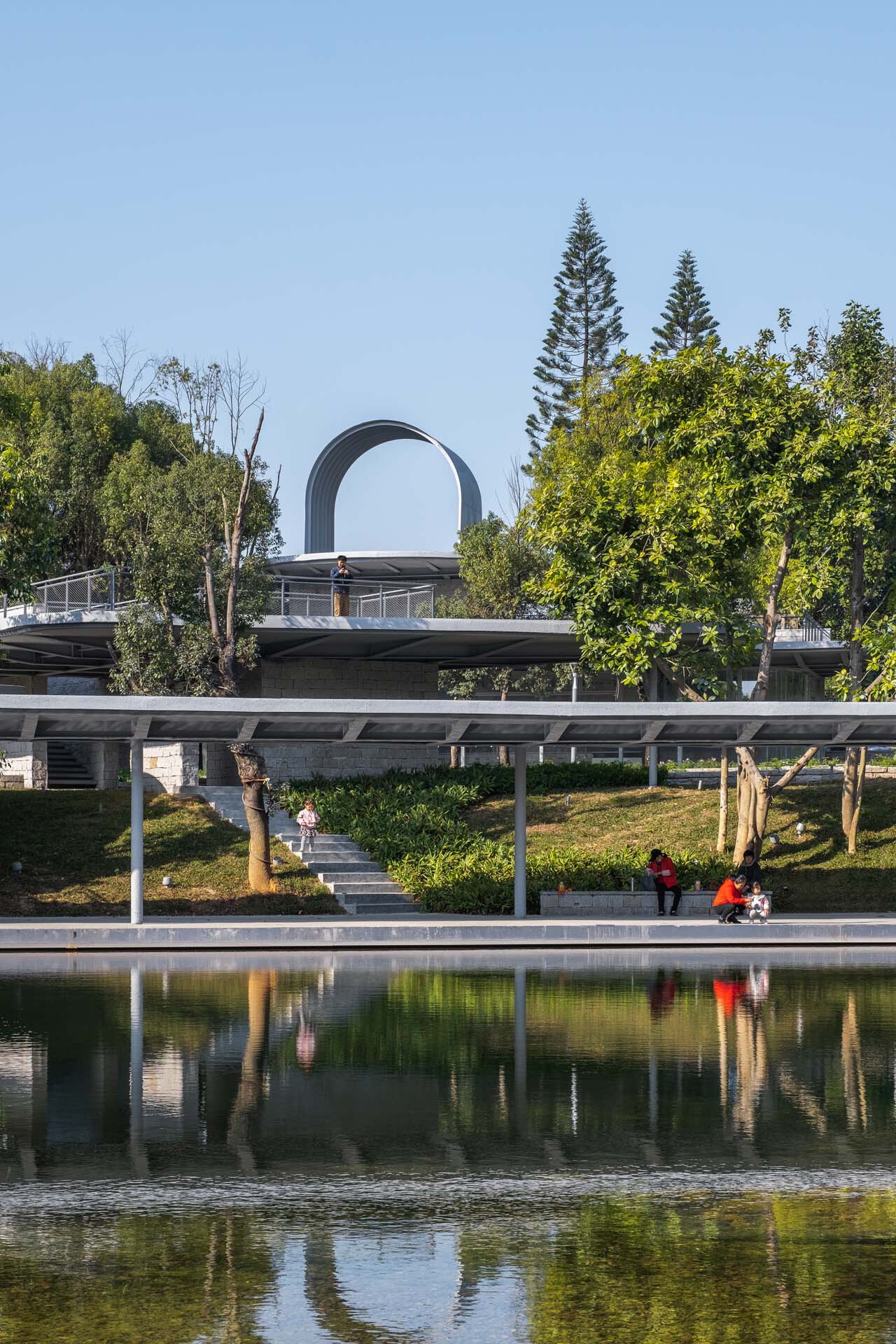 BIM建筑|深圳市南山区环西丽湖绿道(一期)二级驿站及周边景观设计 / 原作设计工作室 BIM建筑|深圳市南山区环西丽湖绿道(一期)二级驿站及周边景观设计 / 原作设计工作室