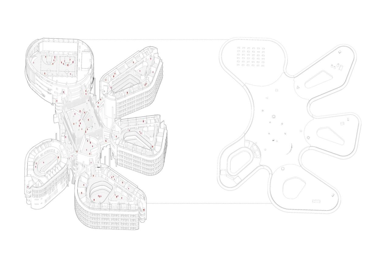 BIM建筑|海口江东寰岛实验学校 / 迹·建筑事务所 BIM建筑|海口江东寰岛实验学校 / 迹·建筑事务所