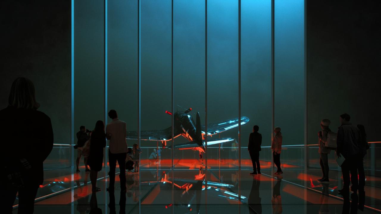 BIM建筑|美国海军新国家博物馆入围方案揭晓:Perkins&Will方案展示 BIM建筑|美国海军新国家博物馆入围方案揭晓:Perkins&Will方案展示