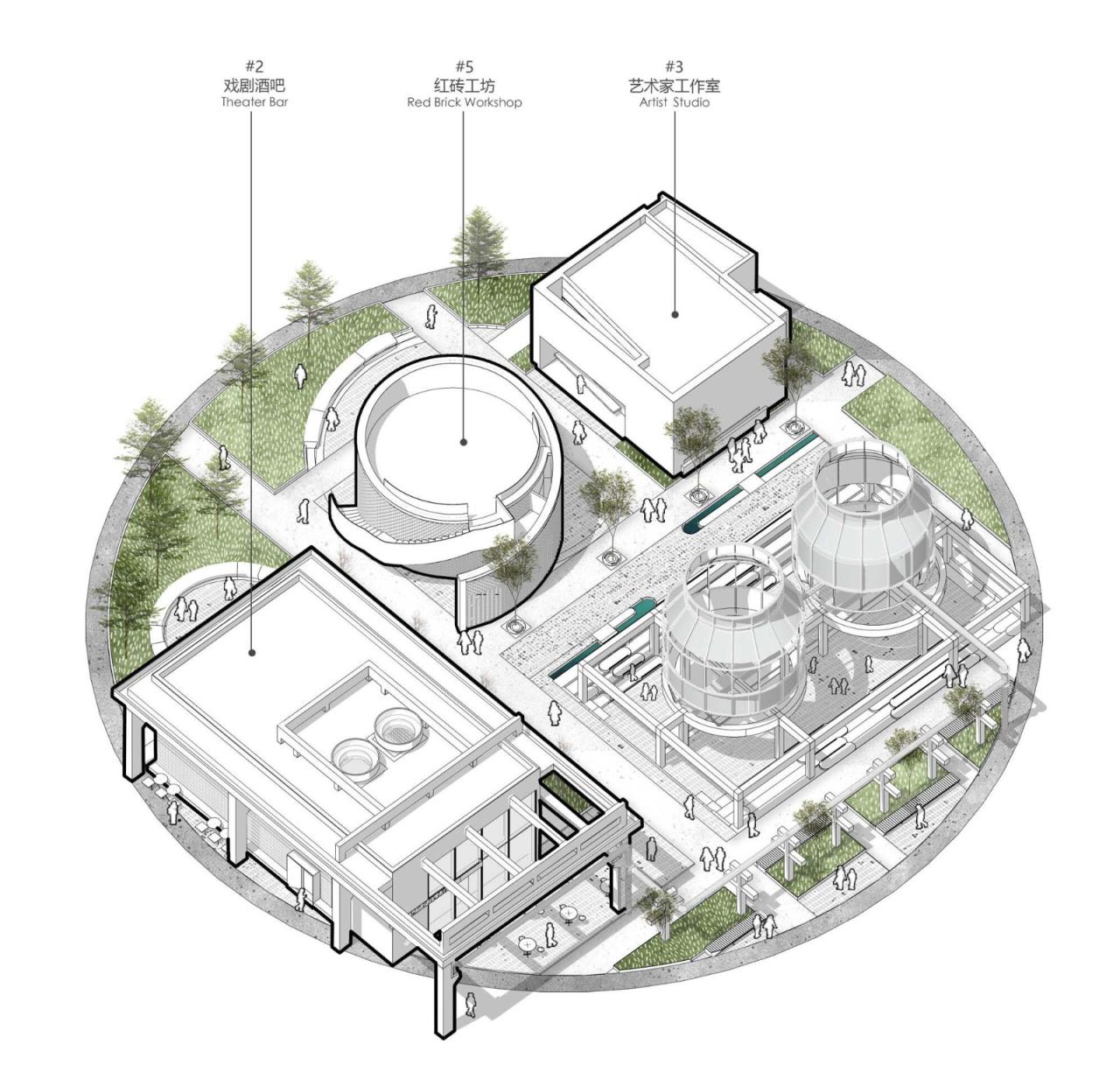 BIM建筑|O·POWER文化艺术中心 / 深圳华汇设计 BIM建筑|O·POWER文化艺术中心 / 深圳华汇设计