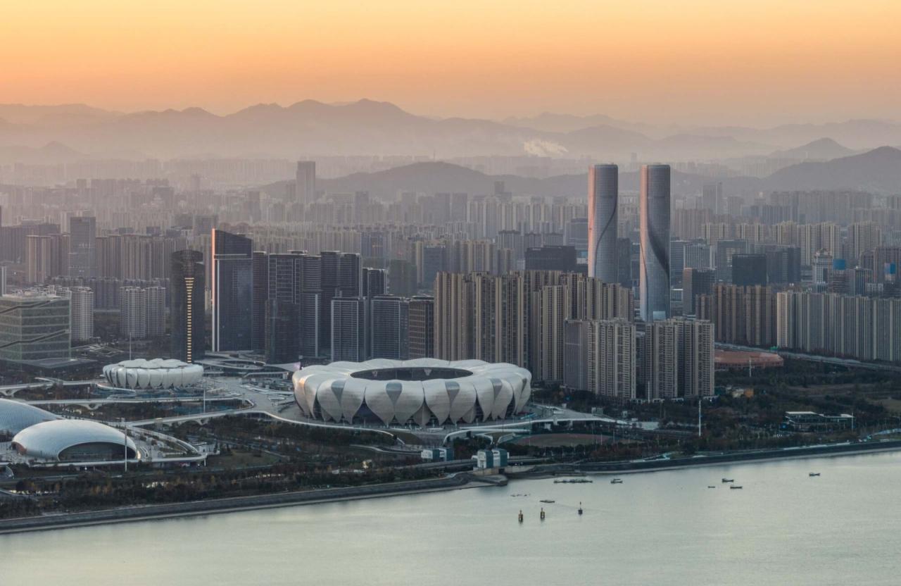 BIM建筑|钱江潮涌:杭州世茂智慧之门超高层城市综合体 / 姜平工作室 BIM建筑|钱江潮涌:杭州世茂智慧之门超高层城市综合体 / 姜平工作室