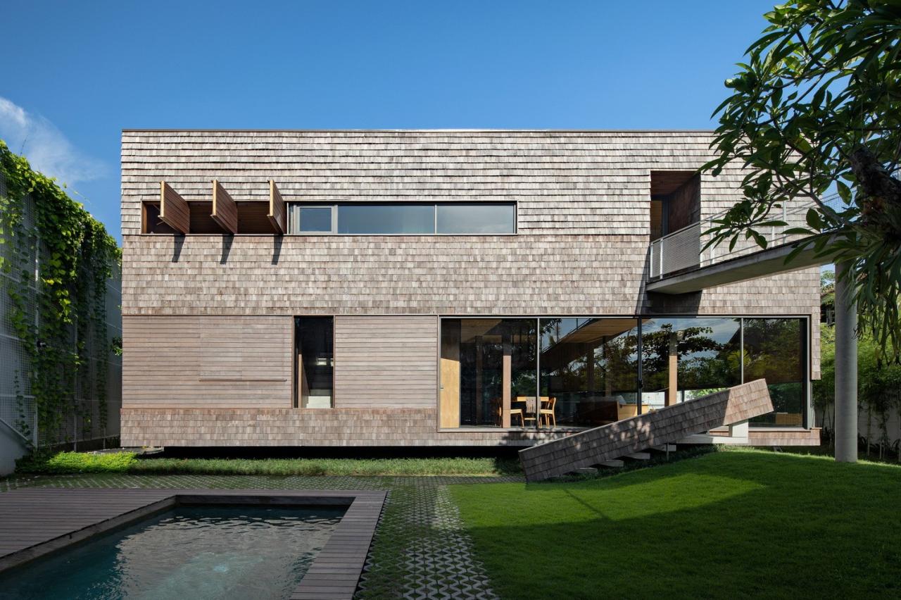 BIM建筑|跨廊桥相连,Tanatakah 别墅 / asimapra BIM建筑|跨廊桥相连,Tanatakah 别墅 / asimapra