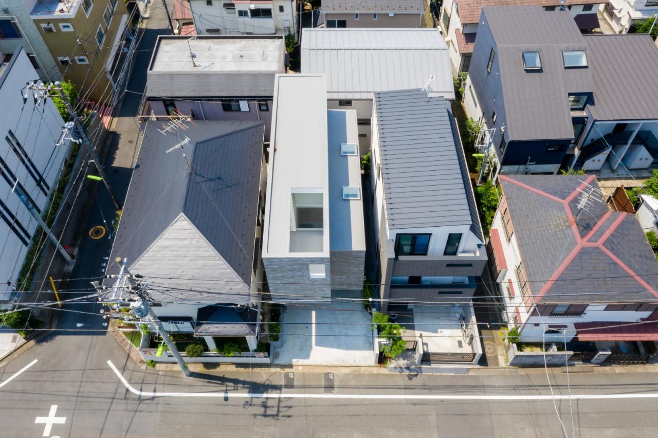 BIM建筑|错层悬挑结构,Shimouma住宅 / I.R.A. BIM建筑|错层悬挑结构,Shimouma住宅 / I.R.A.