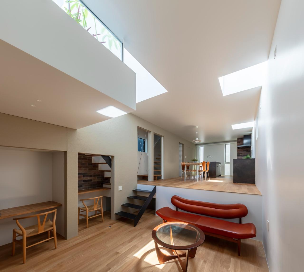 BIM建筑|错层悬挑结构,Shimouma住宅 / I.R.A. BIM建筑|错层悬挑结构,Shimouma住宅 / I.R.A.