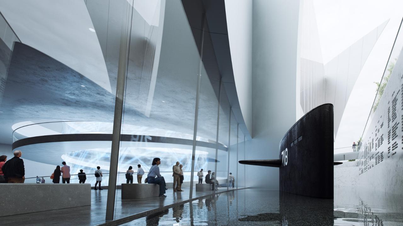 BIM建筑|美国海军新国家博物馆入围方案揭晓:Perkins&Will方案展示 BIM建筑|美国海军新国家博物馆入围方案揭晓:Perkins&Will方案展示