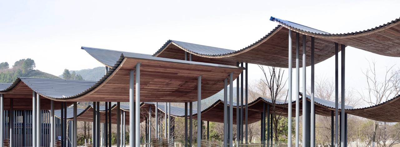 BIM建筑|径山花海帐亭 / 浙江农林大学园林设计院 + 杭州东维建筑 BIM建筑|径山花海帐亭 / 浙江农林大学园林设计院 + 杭州东维建筑